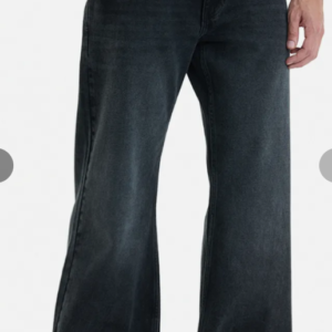 Flared Fit Washed Jeans